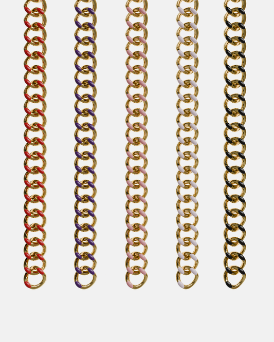Enamel chain Necklace