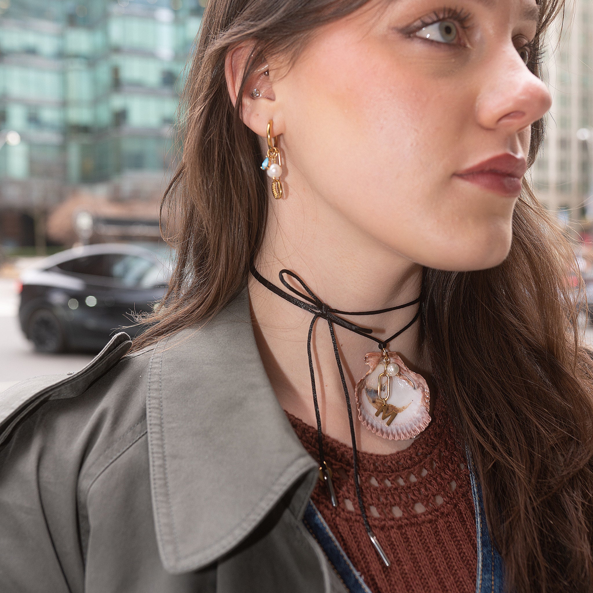 Artemis Aura Seashell Necktie