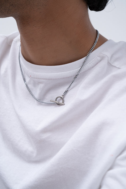 T-Bar Neckpiece Silver