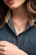 Paved Initial Necklace