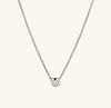 Diamond Necklace Silver