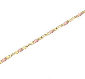 Drop Break Enamel Anklet