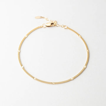 Disc chain Anklet