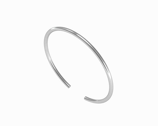 Solid Open Bangle